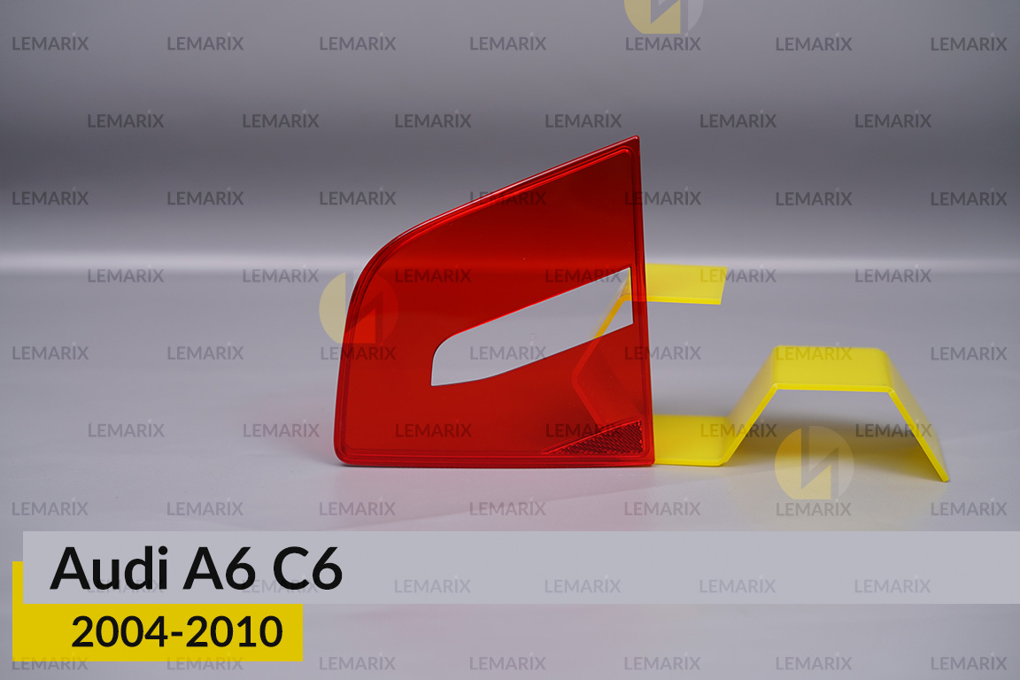 Скло заднього ліхтаря внутрішнє в кришці багажника Audi A6 C6 (2008-2010) праве
