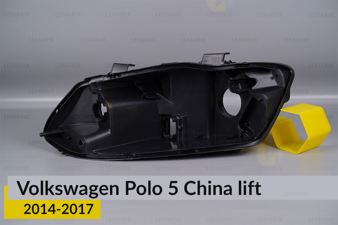 Корпус фари VW Volkswagen Polo 5 China (2014-2017) рест лівий