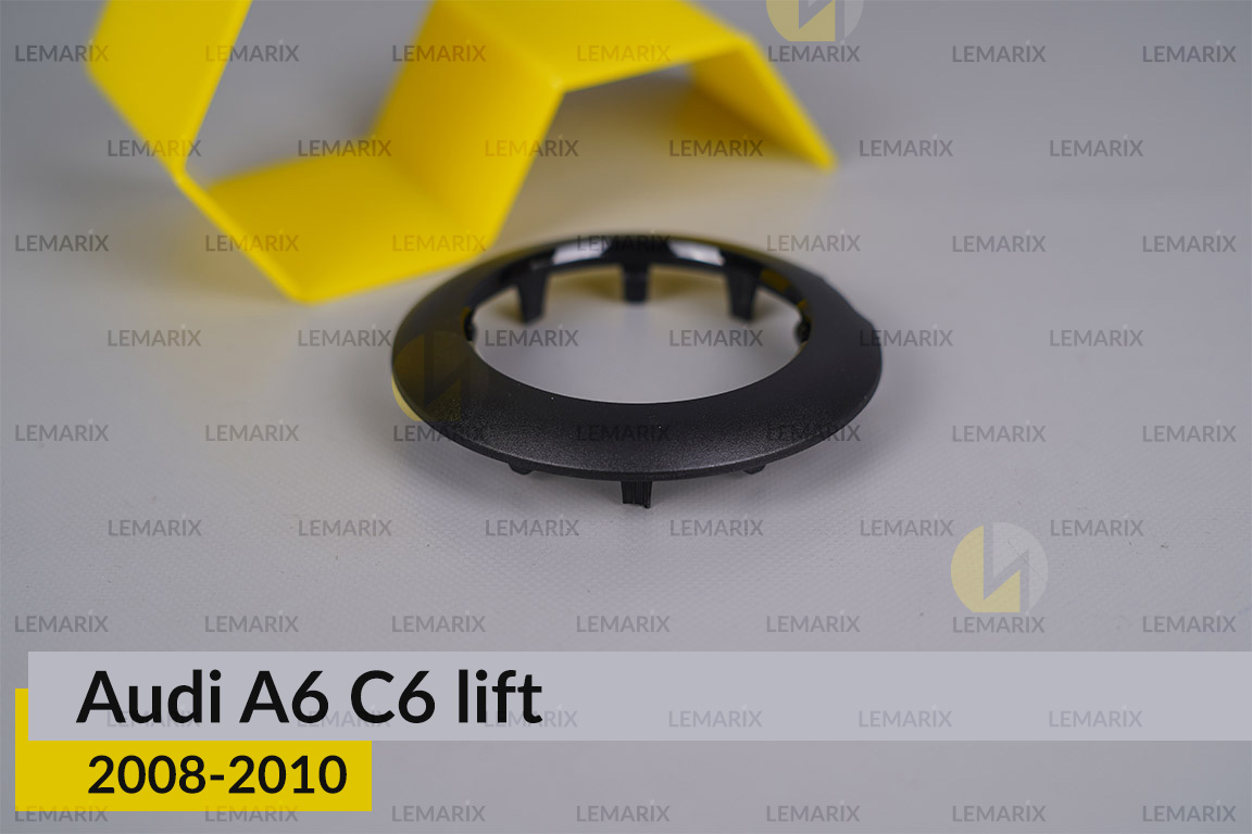 Декоративна маска лінзи Audi A6 C6 (2008-2010) рест права