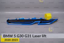 Декоративна маска верхня BMW 5 G30 G31 Laser (2020-2023) рест ліва