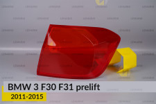 Скло заднього ліхтаря зовнішнє в крилі BMW 3 F30 F31 (2011-2015) дорест праве
