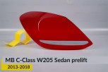 Скло заднього ліхтаря Mercedes-Benz C-Class W205 Sedan (2013-2018) дорест ліве
