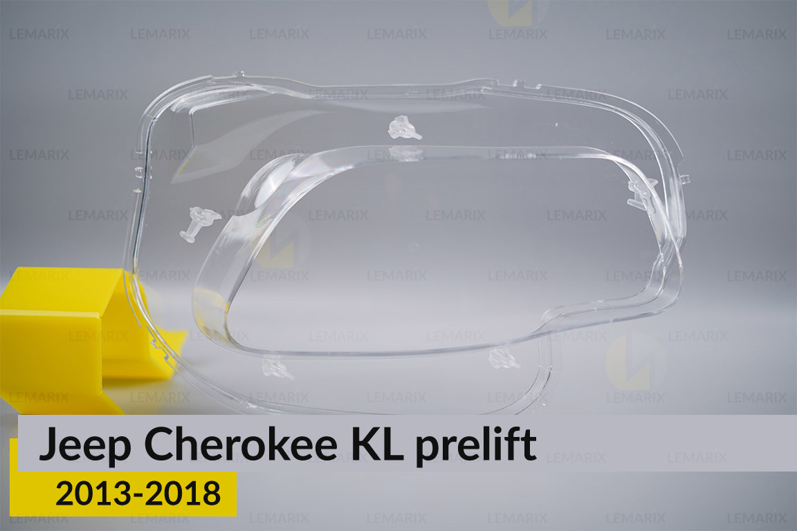 Скло фари Jeep Cherokee KL (2013-2018) дорест праве