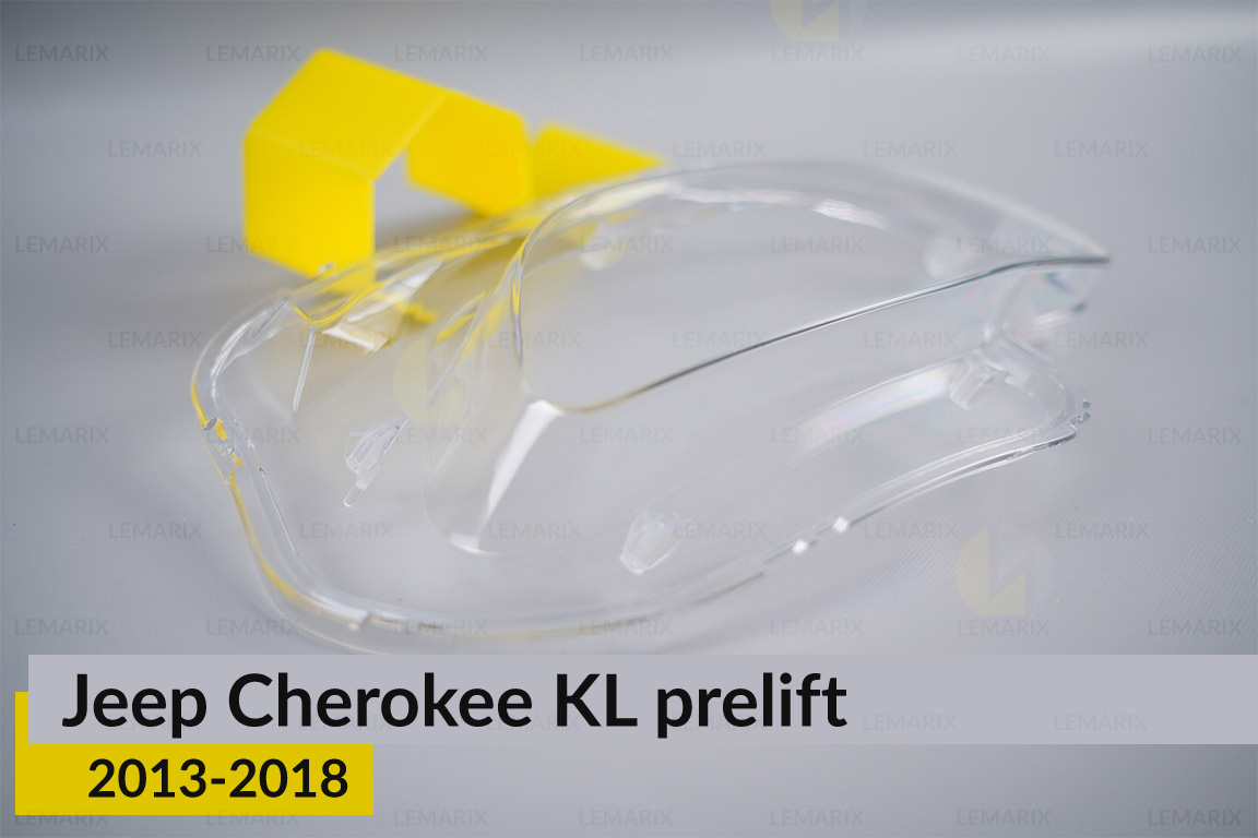 Скло фари Jeep Cherokee KL (2013-2018) дорест праве