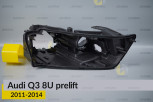 Корпус фари Audi Q3 8U (2011-2014) дорест правий