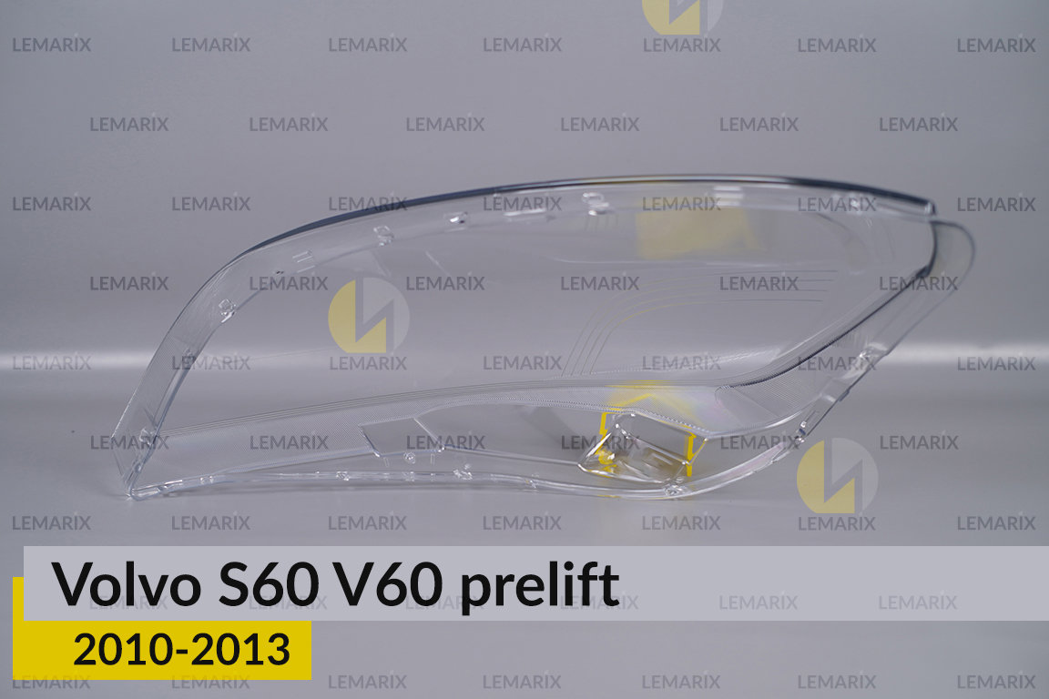 Скло фари Volvo S60 V60 (2010-2013) дорест праве