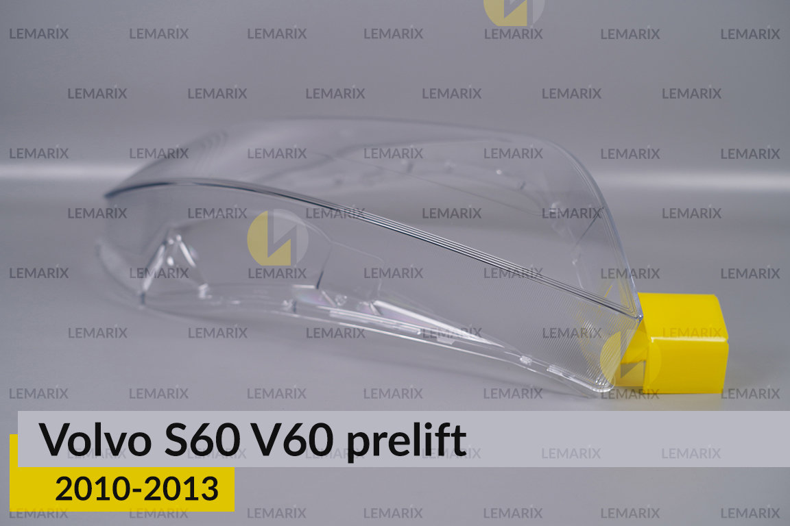 Скло фари Volvo S60 V60 (2010-2013) дорест праве