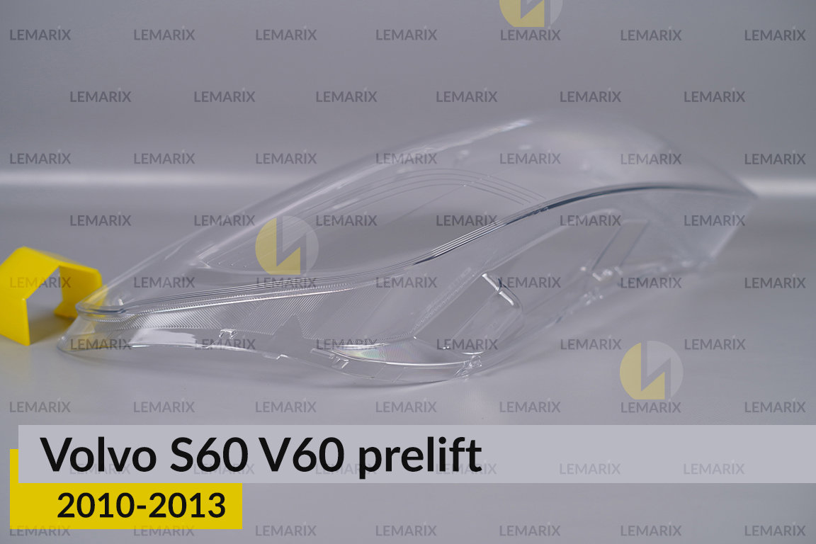 Скло фари Volvo S60 V60 (2010-2013) дорест праве