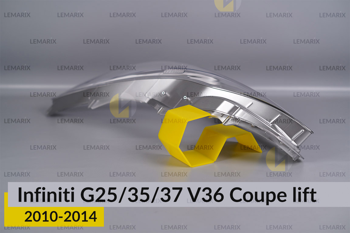 Скло фари Infiniti G25/35/37 V36 Coupe (2010-2014) рест ліве