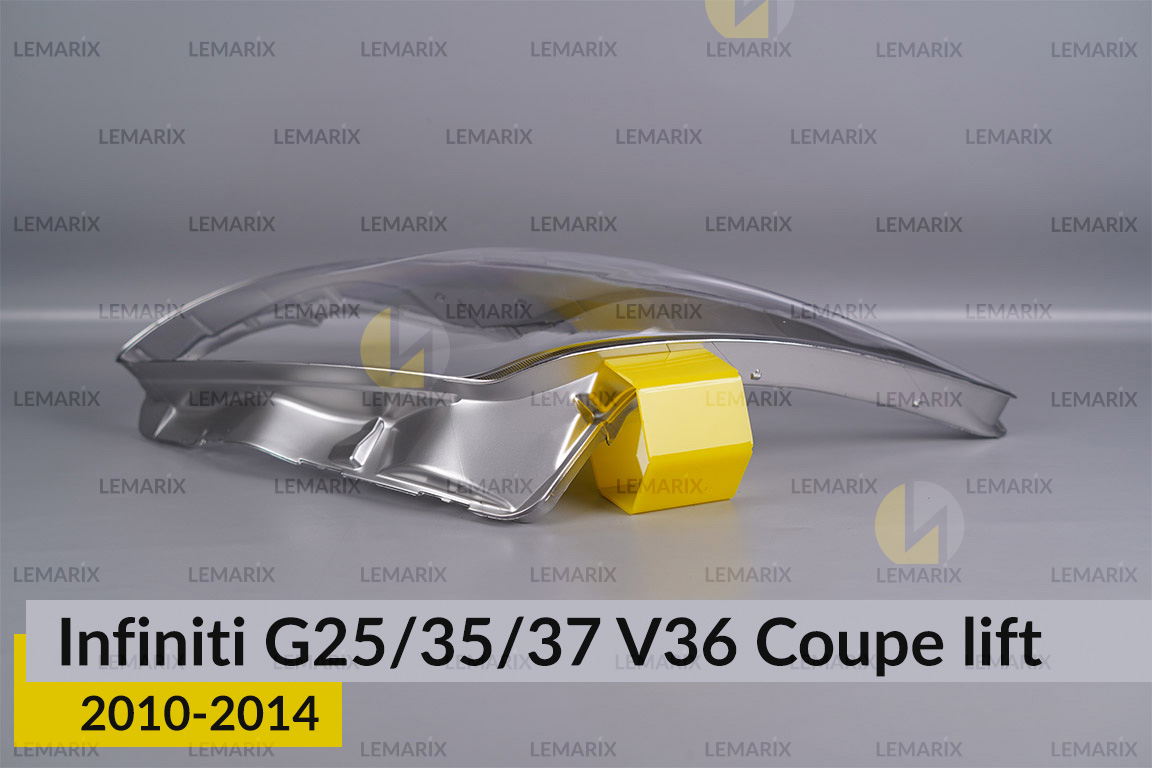 Скло фари Infiniti G25/35/37 V36 Coupe (2010-2014) рест ліве