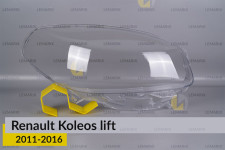 Стекло фары Renault Koleos (2011-2016) рест правое