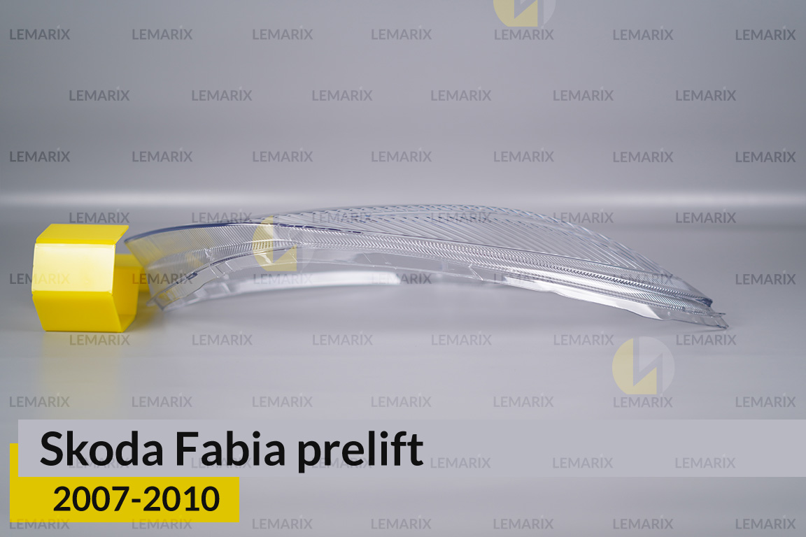 Скло фари Skoda Fabia (2007-2010) дорест праве