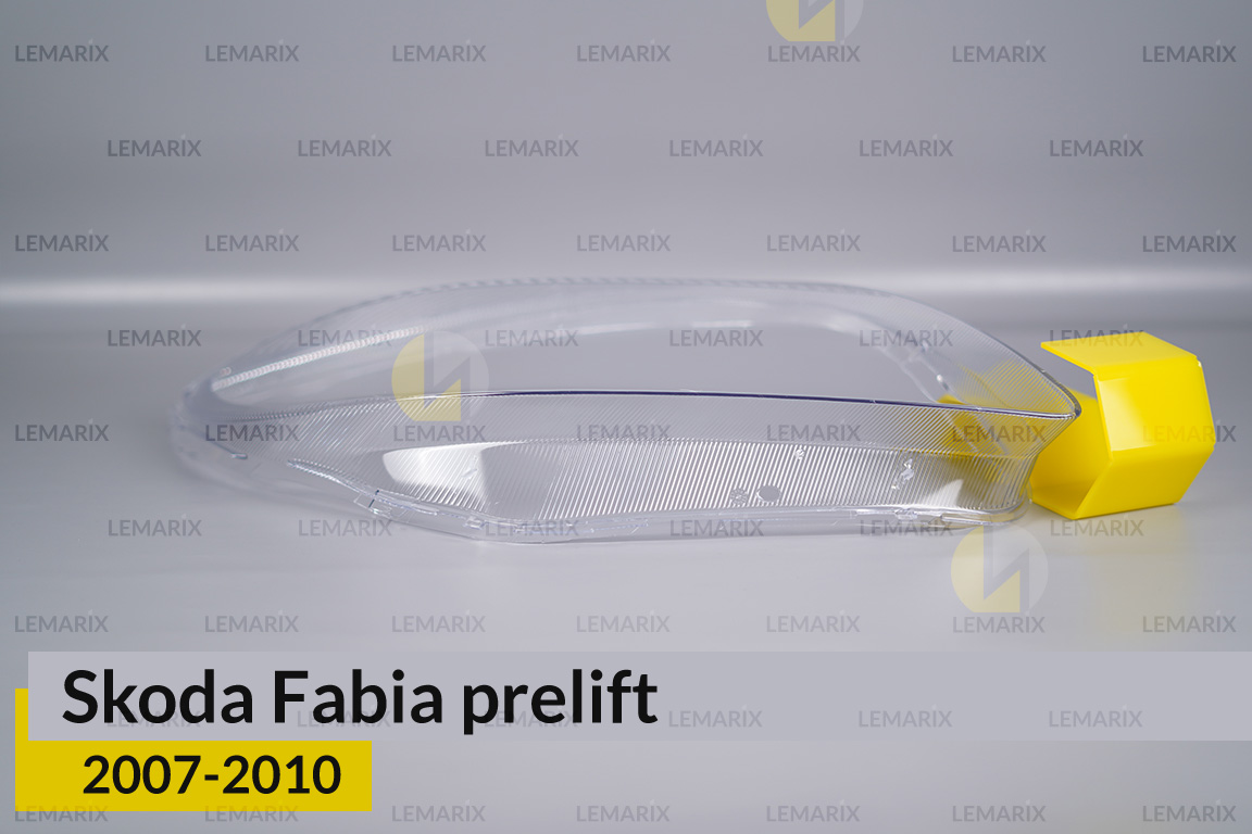 Скло фари Skoda Fabia (2007-2010) дорест праве