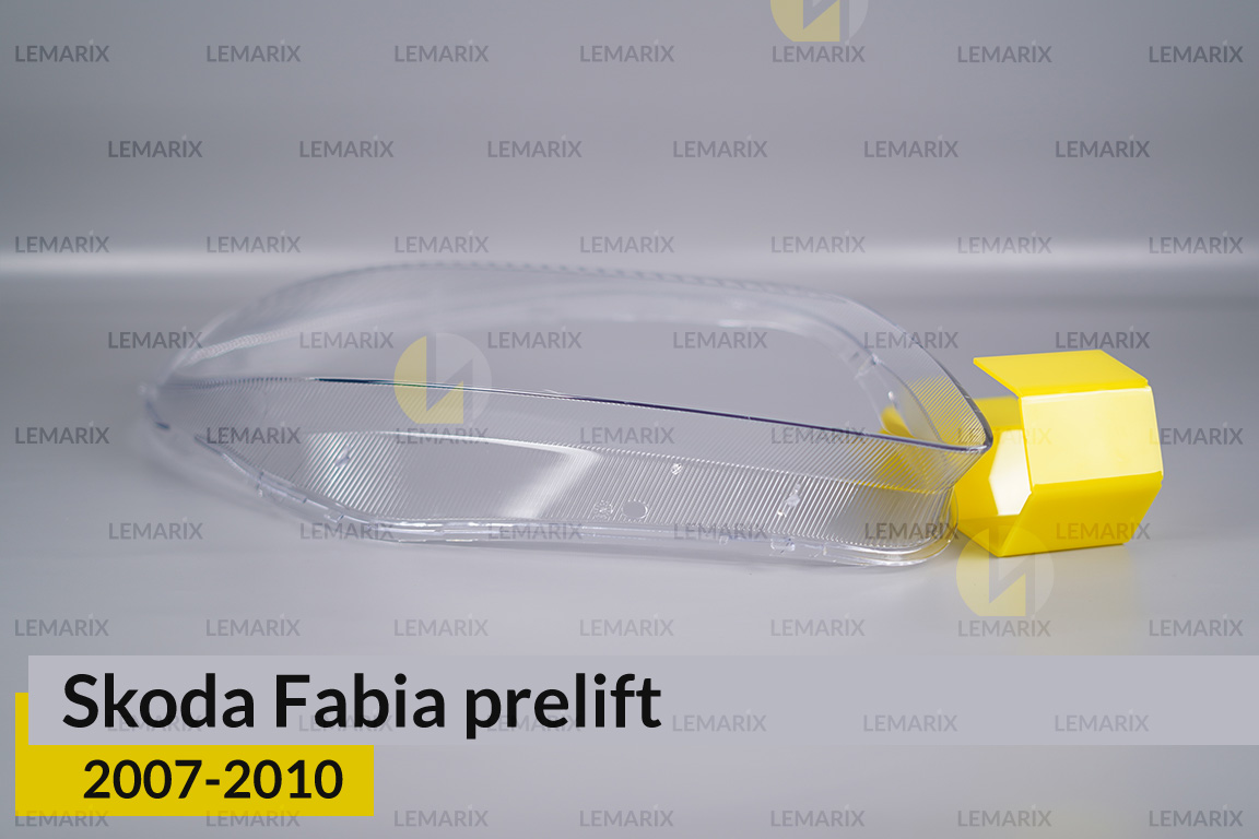 Скло фари Skoda Fabia (2007-2010) дорест праве