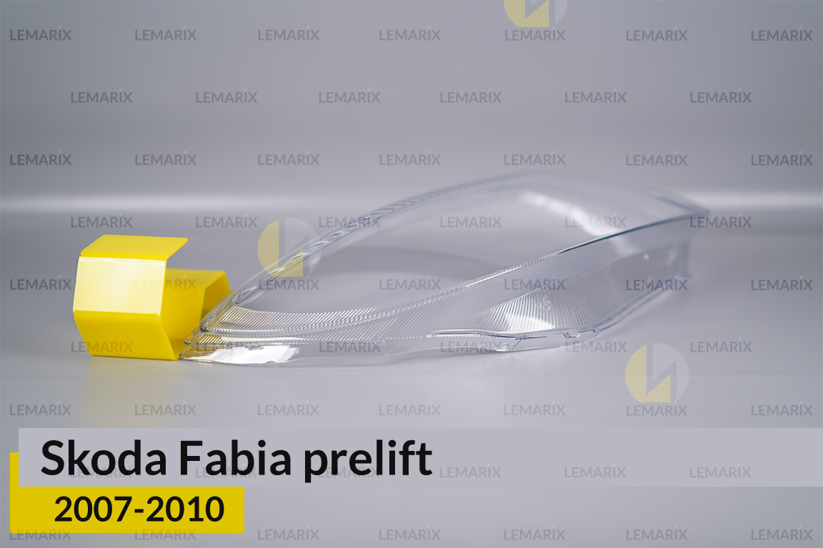 Скло фари Skoda Fabia (2007-2010) дорест праве