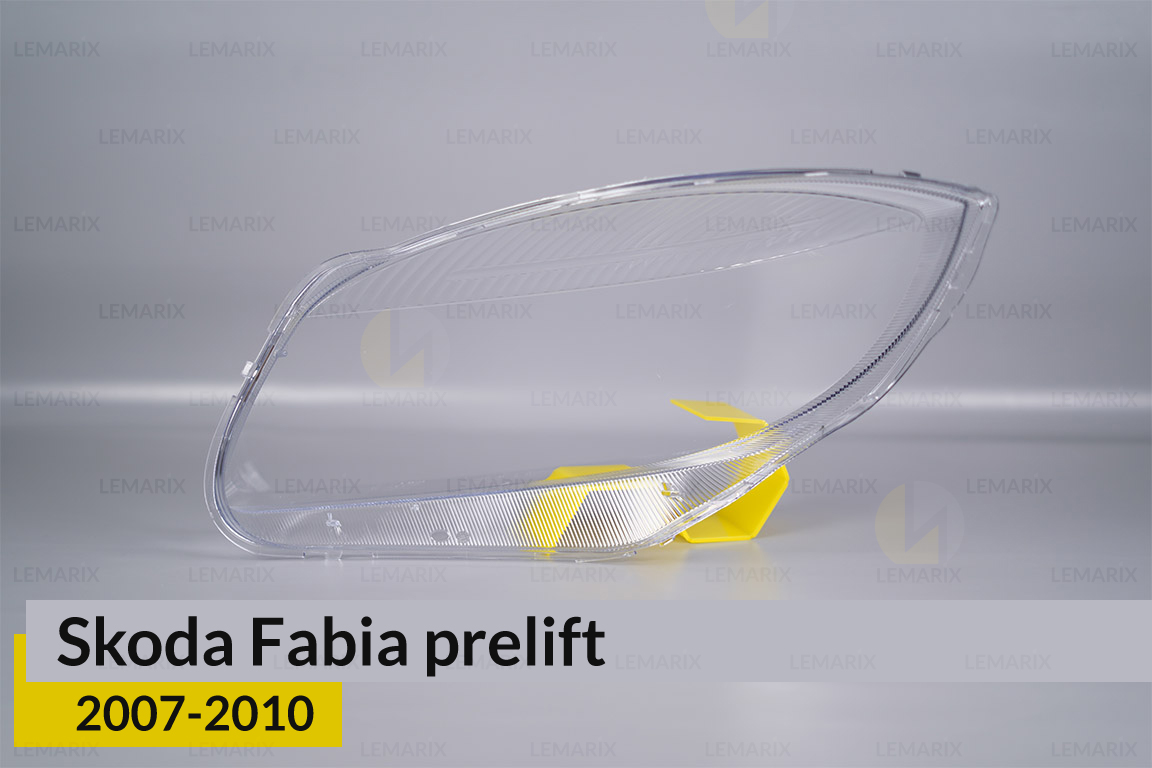 Скло фари Skoda Fabia (2007-2010) дорест праве
