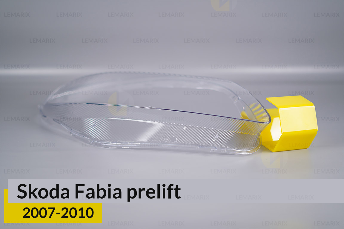 Скло фари Skoda Fabia (2007-2010) дорест праве