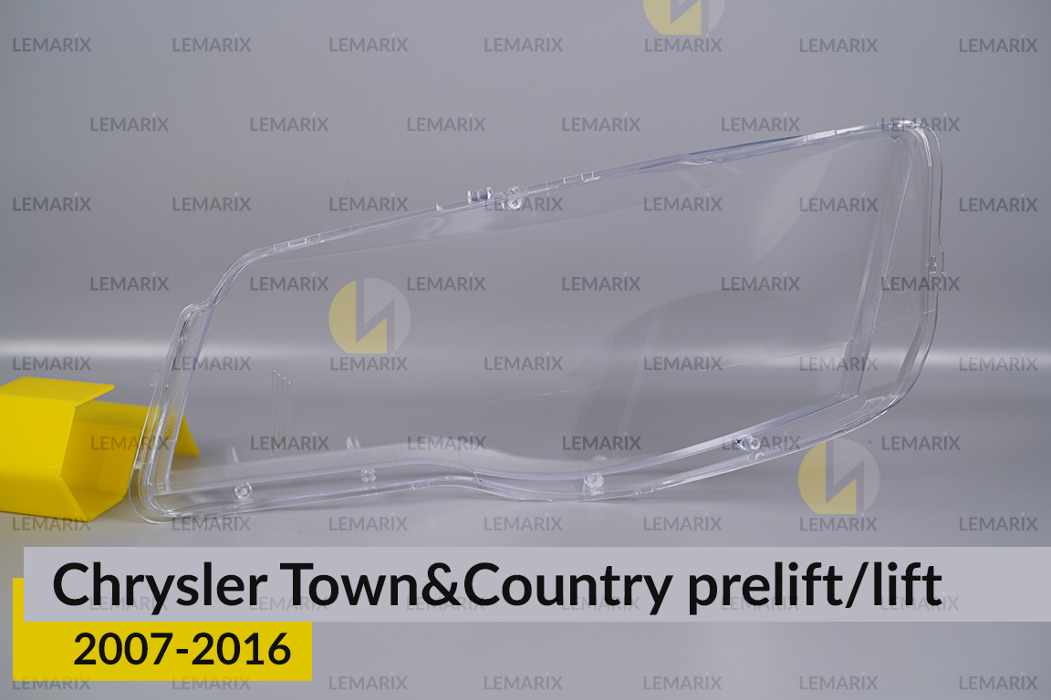 Скло фари Chrysler Town&Country (2007-2016) дорест/рест праве