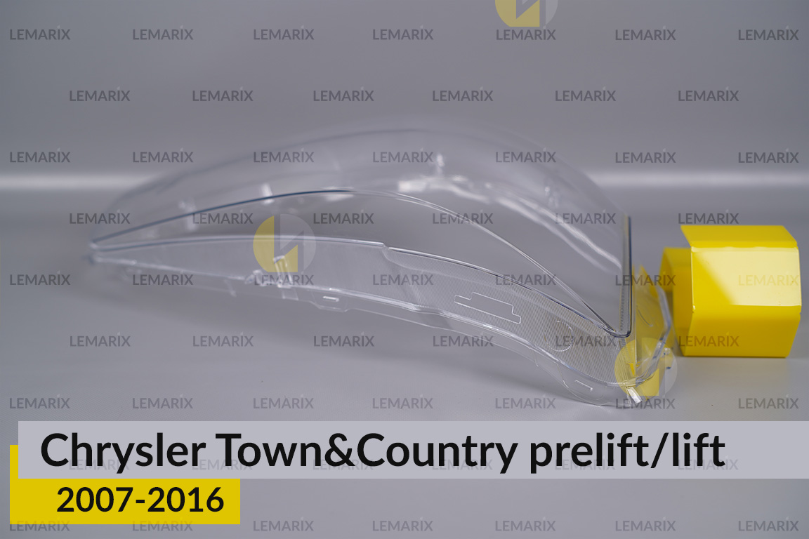Скло фари Chrysler Town&Country (2007-2016) дорест/рест праве
