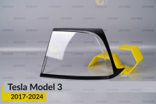 Стекло заднего фонаря внешнее в крыле Tesla Model 3 (2017-2024) правое