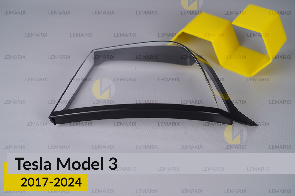 Скло заднього ліхтаря зовнішнє в крилі Tesla Model 3 (2017-2024) праве