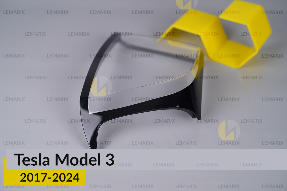 Скло заднього ліхтаря зовнішнє в крилі Tesla Model 3 (2017-2024) праве