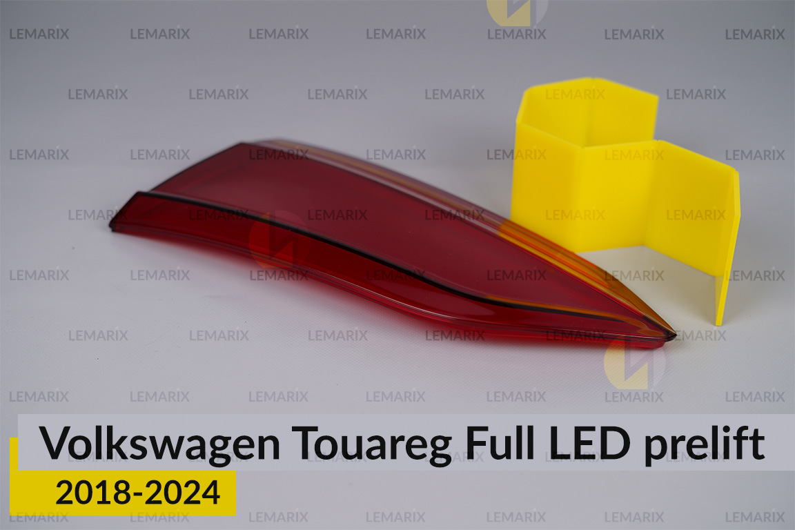 Скло заднього ліхтаря внутрішнє в кришці багажника VW Volkswagen Touareg Full LED (2018-2024) дорест праве