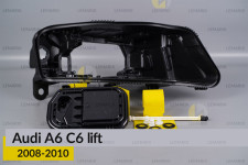 Сервісний комплект корпуса фар Audi A6 C6 (2008-2010) рест правий