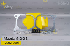 Переходная рамка для Mazda 6 GG1 (2002-2008)
