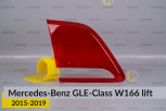 Скло заднього ліхтаря внутрішнє в кришці багажника Mercedes-Benz GLE-Class W166 (2015-2019) рест ліве