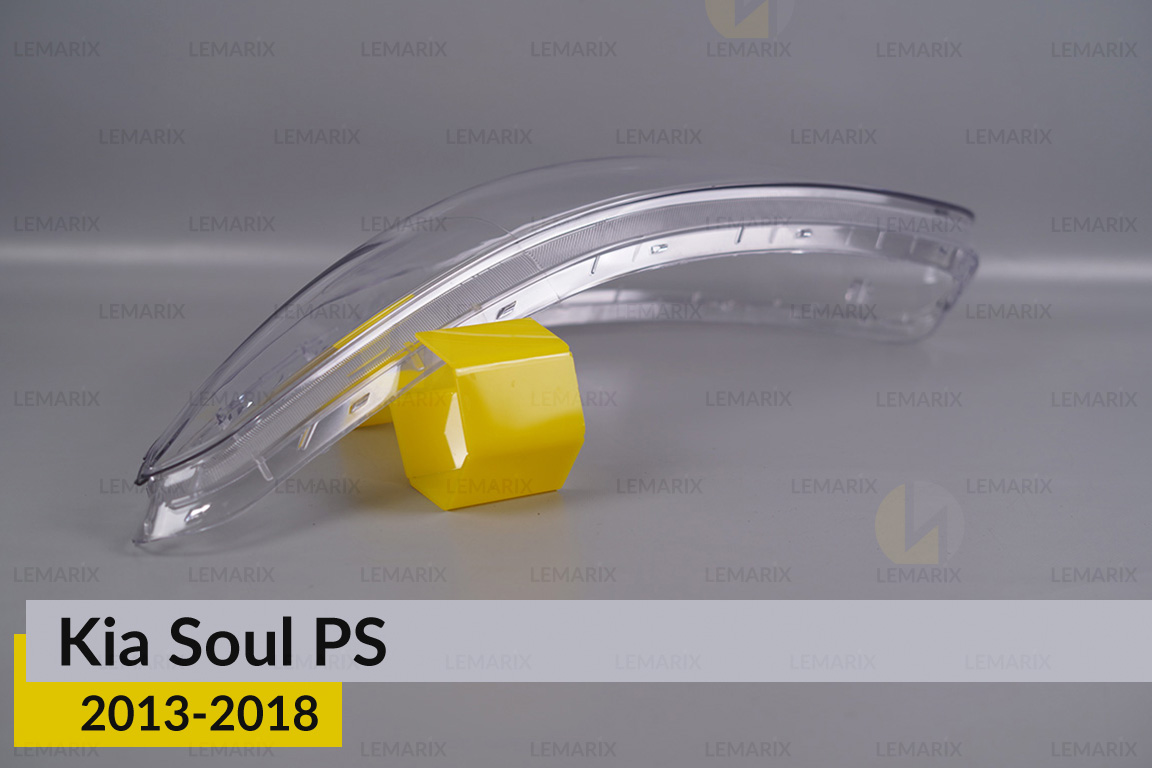 Скло фари Kia Soul PS (2013-2018) ліве