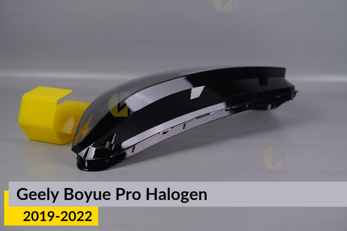 Скло фари Geely Boyue Pro Halogen (2019-2022) ліве