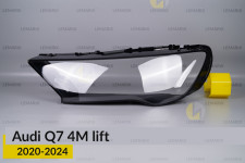 Скло фари Audi Q7 4M (2020-2024) рест ліве