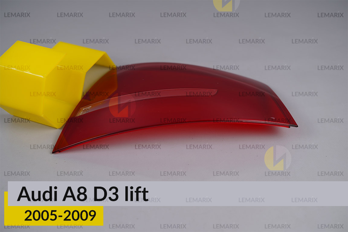 Скло заднього ліхтаря зовнішнє в крилі Audi A8 D3 (2005-2009) рест праве