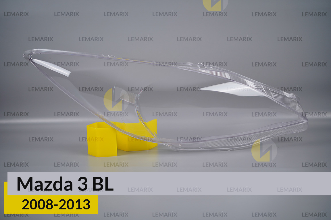 Скло фари Mazda 3 BL (2008-2013) праве