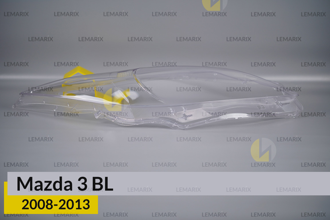 Скло фари Mazda 3 BL (2008-2013) праве