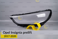 Скло фари Opel Insignia (2017-2020) дорест ліве