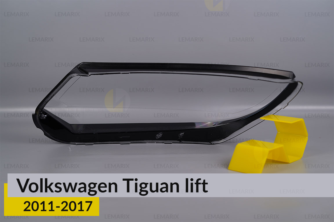 Скло фари VW Volkswagen Tiguan (2011-2017) рест праве