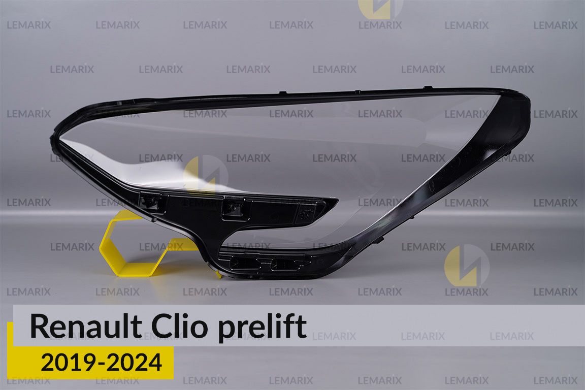 Скло фари Renault Clio (2019-2024) дорест праве