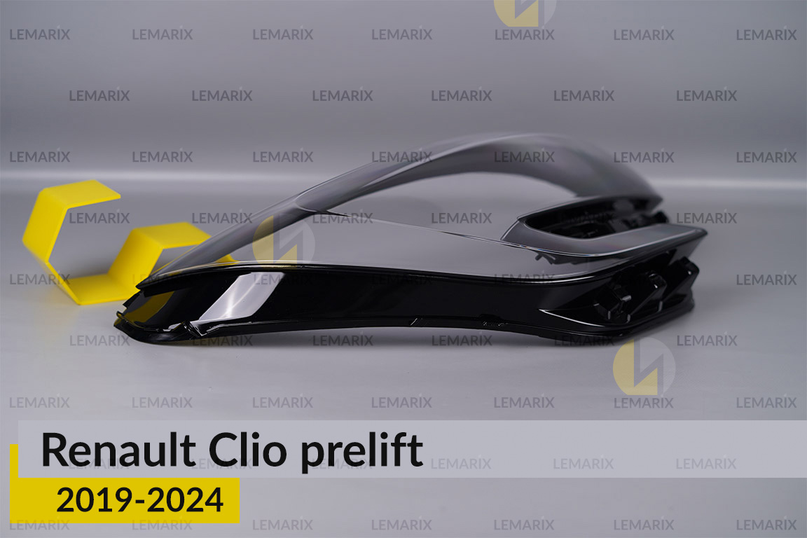 Скло фари Renault Clio (2019-2024) дорест праве