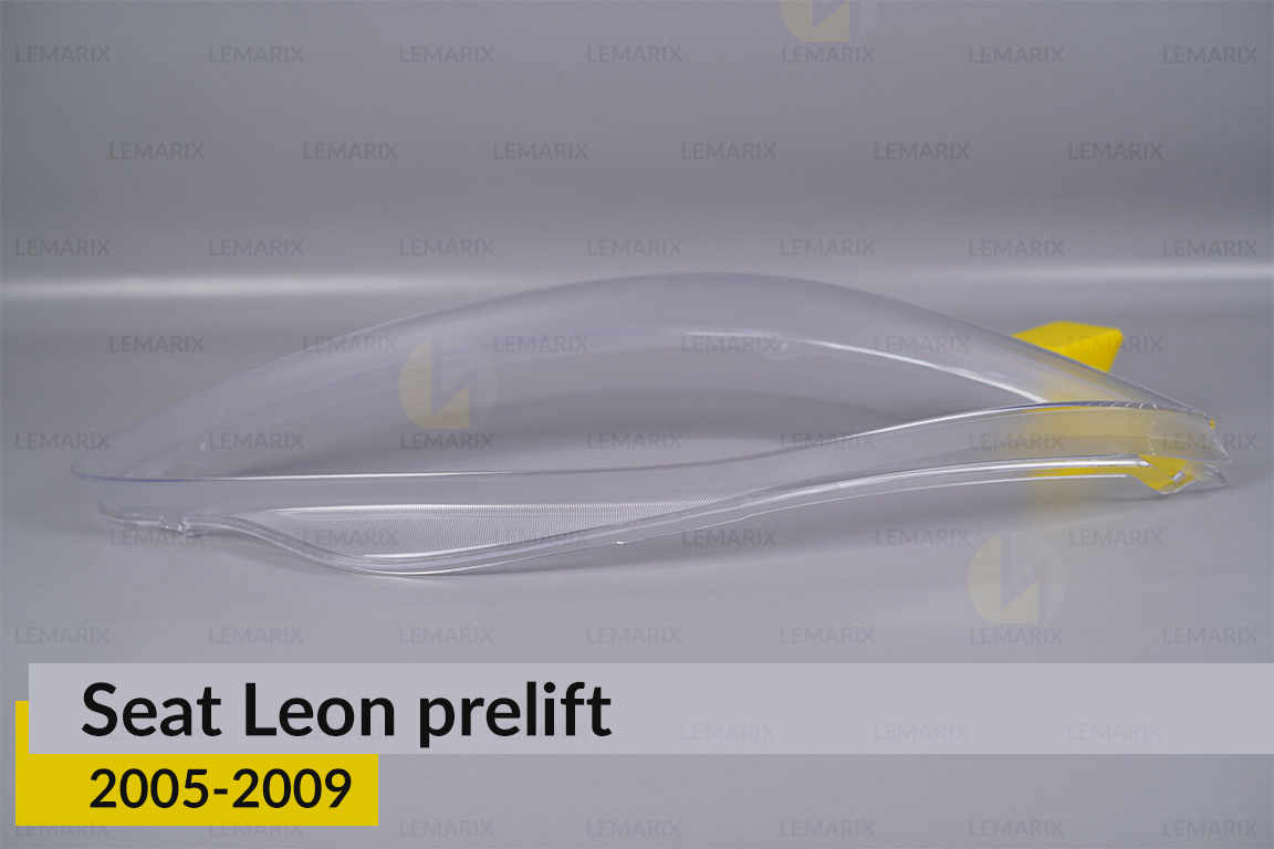 Скло фари Seat Leon (2005-2009) дорест праве