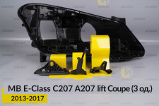 Ремкомплект кріплення корпуса фар Mercedes-Benz E-Class C207 A207 Coupe (2013-2017) рест правий – 3 од.