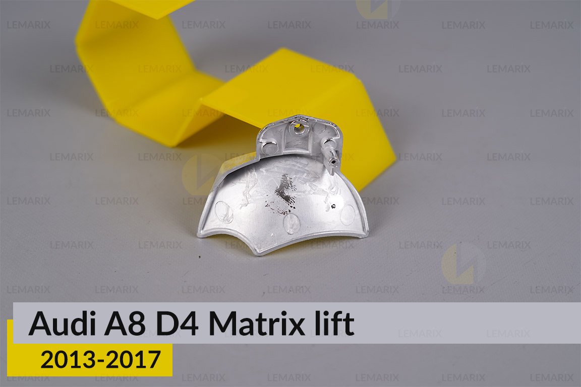 Хромована маска відбивача 1 Audi A8 D4 Matrix (2013-2017) рест ліва