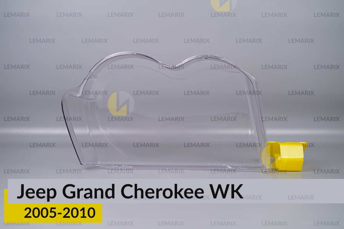 Скло фари Jeep Grand Cherokee WK (2005-2007) дорест ліве