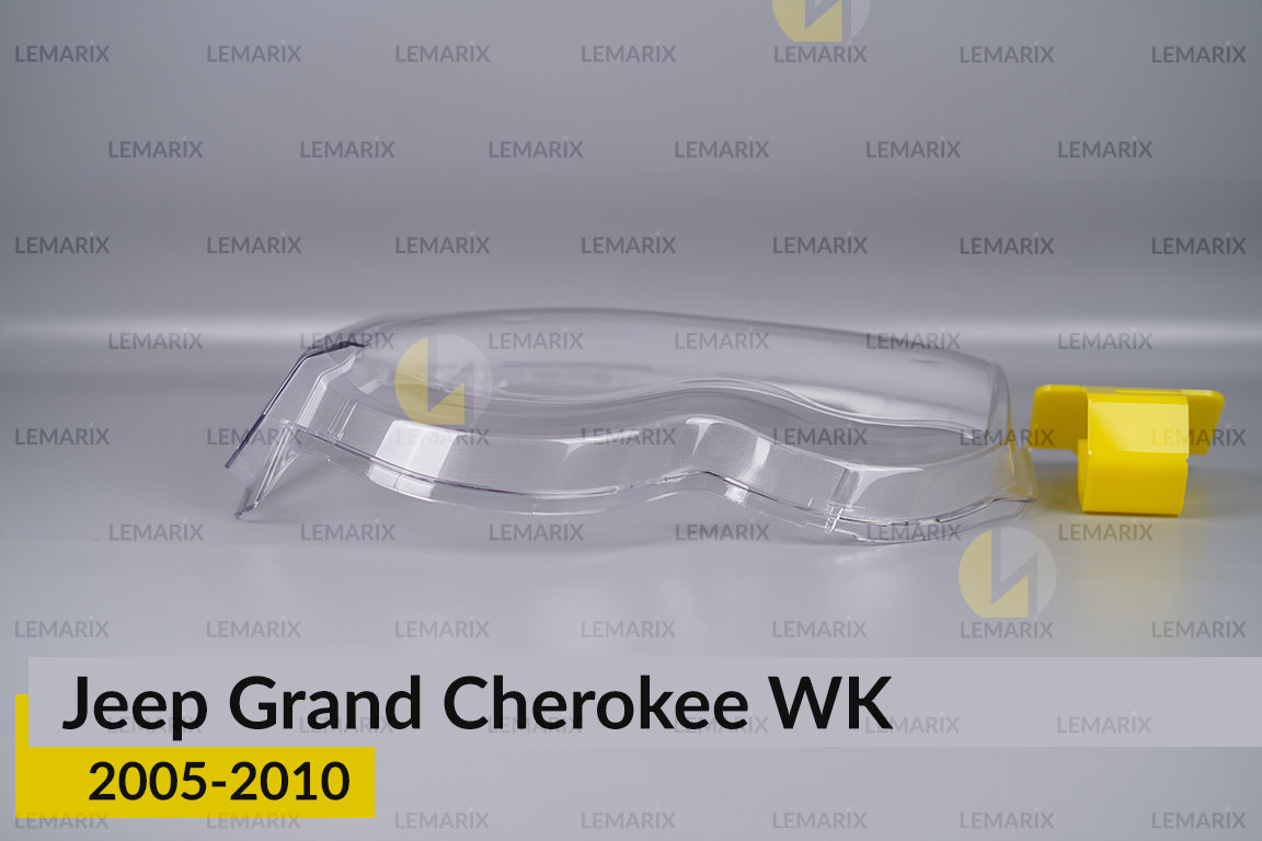 Скло фари Jeep Grand Cherokee WK (2005-2007) дорест ліве