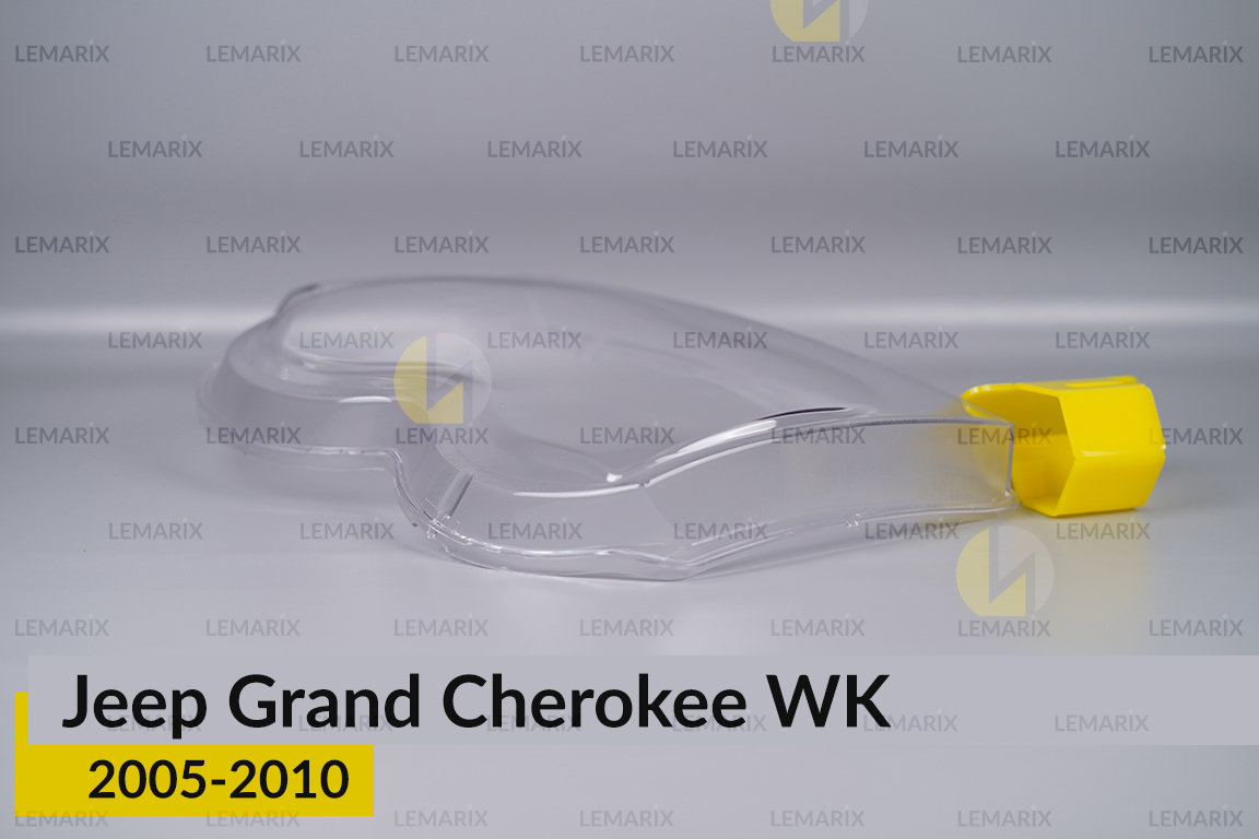 Скло фари Jeep Grand Cherokee WK (2005-2007) дорест ліве