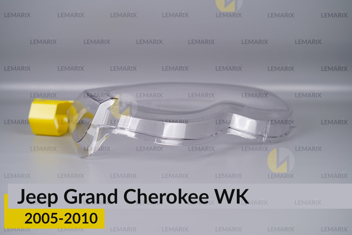 Скло фари Jeep Grand Cherokee WK (2005-2007) дорест ліве