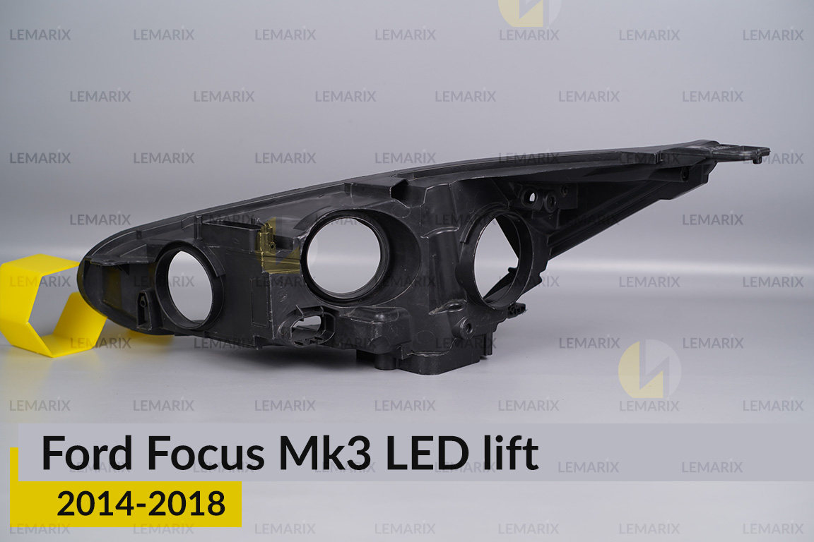 Корпус фари Ford Focus Mk3 LED (2014-2018) рест правий