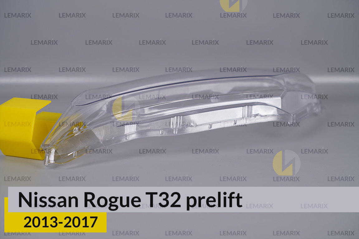 Скло фари Nissan Rogue T32 (2013-2017) дорест ліве