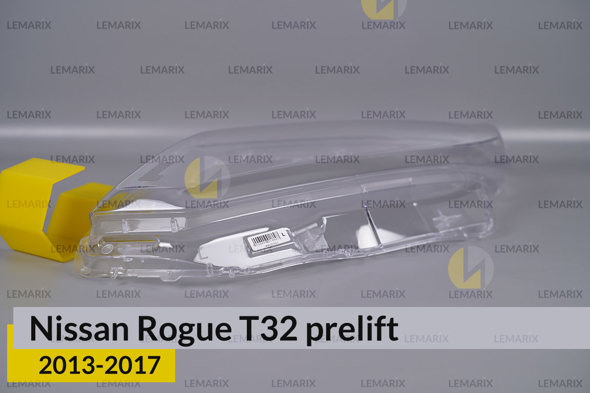 Скло фари Nissan Rogue T32 (2013-2017) дорест ліве
